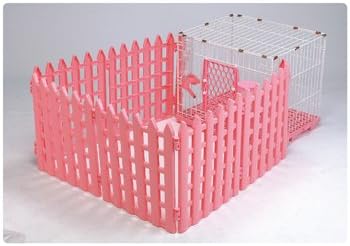 AcePet Wire and Plastic Pet Pen, Pink
