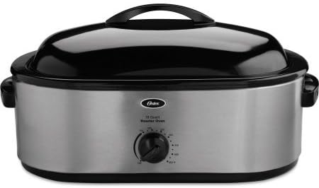 Oster 18-Quart 22-Pound Stainless Steel Roaster Oven with Removable 3-Bin Buffet Server