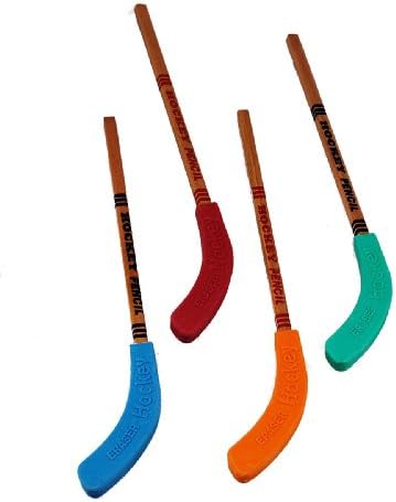 Lot Of 12 Hockey Stick Pencils Party Favors