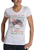 Hello Kitty Juniors' Love Tee,White,Small