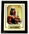 Arnold Schwarzenegger Conan 8x10 Framed w/Plate