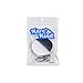 Kare and Kind Heavy Duty Retractable Reel with Belt Clip, 40 inch Steel Cord, Chrome Metal case, Belt Loop Clasp & Key Ring, Clasps Swivel Clips for Key/ID Badge (1PC)