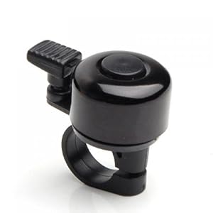 Bicycle Bike Handlebar Bell Ring Black Aluminum