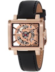Stuhrling Original Womens 258.124514 Classic Metropolis Axis Automatic Skeleton Black Watch
