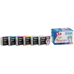 EPSON 純正インクカートリッジ IC6CL51 6色パック EP-903F/903A/803A/803AW/703A用