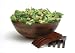 Kitchen & Housewares : Lipper 3 Piece - Dark Cherry Salad Serving Bowl with Salad Hands Set
