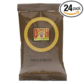 Diedrich Coffee, French Roast, GROUND, 2.5 Ounce Frac-Pack Units (Pack of 24)