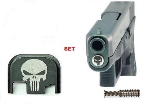 PUNISHER ENGRAVED GUIDE ROD ASSEMBLY AND SLIDE COVER KIT FOR GLOCK 29,30,36