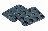 Kaiser Bakeware La Forme Nonstick Mini-Muffin Pans, Set of 2