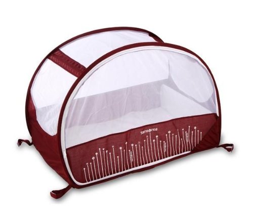 Samsonite Pop-up Travel Bubble Cot Aubergine