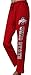 Women's Ohio State Buckeyes Vintage Sporty Sweatpants Pajamas Trousers - Red
