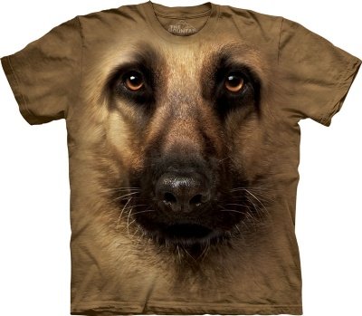 German Shepherd Face / Deutscher Schäferhund - Erwachsenengröße XL German Shepherd Face / Deutscher Schäferhund - Erwachsenengröße XL