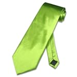 Neck Tie Solid LIME GREEN Men's NeckTie - Brand NEW