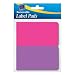 Avery Removable Label Pad, 2 x 3 Inches, Assorted Neon, 80 Labels  (22016)