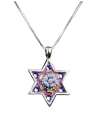 925 Sterling Silver Star of David Pendant and Necklace