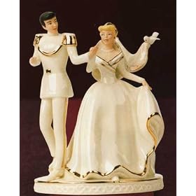 Cinderella and Prince Charming: A Magical Moment Cake Topper