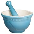 Le Creuset PG4050-0417 10-Ounce Mortar and Pestle, Caribbean