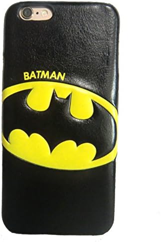 Casmart iPhone 6 6S Case - Cell Phone Case Artificial Leather Protective Cover (Batman)
