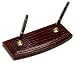 Brown Crocodile Embossed Leather Pen Stand