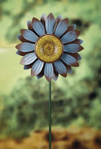 Blue Sunflower Spinning Flower