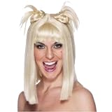 Smiffys Fancy Dress Kookie Blonde Wig With Bunches New
