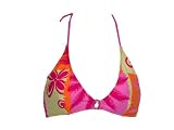 Guess Tropical Pink & Orange Halter Swimsuit-top S