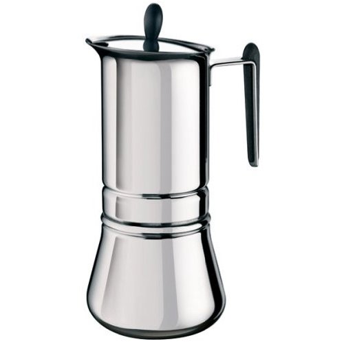 Musa Stainless steel espresso' stove top 4-cup (128-4)