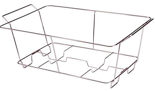 Tiger Chef Full Size Chrome Wire Chafer Stand, Full Size Buffet Chafer Food Warmer Wire Frame, Stand, Rack - Full Size (1 Piece)