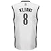 NBA Brooklyn Nets Deron Williams #8 Home Replica Jersey, White