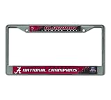NCAA Alabama Crimson Tide 2011 BCS Champions Chrome License Frame