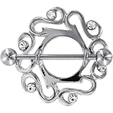 Crystalline Gem CUTE CELTIC Nipple Shield