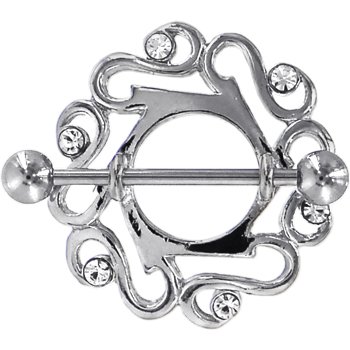 Crystalline Gem CUTE CELTIC Nipple Shield