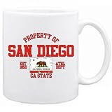 New " Property Of San Diego / Athl Dept " California Mug Usa City