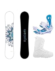Sports: Package-System 2016 Flite Womens Snowboard-144 cm-Siren Mystic Bindings-Siren 2016 Lux Womens Snowboard Boots-6 - System