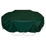 Two Dogs Designs, 96 Square Table Cover, Hunter Green