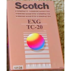 Scotch Compact Videocassette: EXG TC-20 VHS-C
