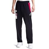 (アシックス)asics トレーニングパンツ XAT23E 5224 ダークネイビーｘプラムレッド M