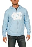 NCAA Men's Blue North Carolina Tar Heels Zip Hoodie (Carolina Blue, Large)