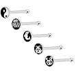 20 Gauge No. 2 Logo Nose Bone Pack