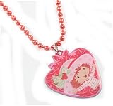 Officially Licensed Red Strawberry Shortcake Heart Charm Necklace