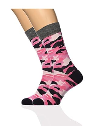 ISOK Calcetines N° 082 (Rosa / Multicolor)