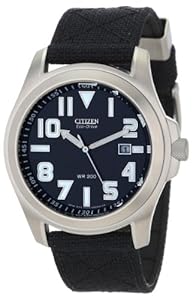 Citizen Men's BM6400-00E Eco-Drive Canvas Watch