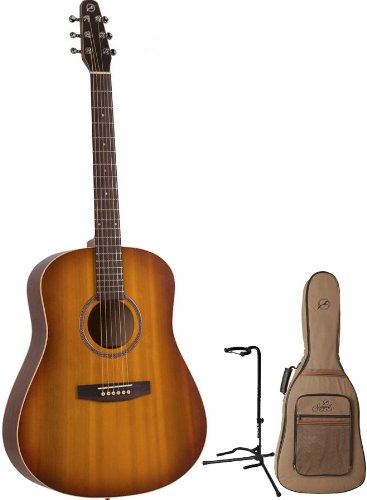 Seagull Entourage Rustic Acoustic Guitar with Free Seagull Gig Bag and Guitar Stand!