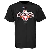 Majestic Philadelphia Phillies 2008 World Series Champions Youth Black Hook Up T-shirt