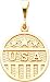 10K Yellow Gold USA Charm