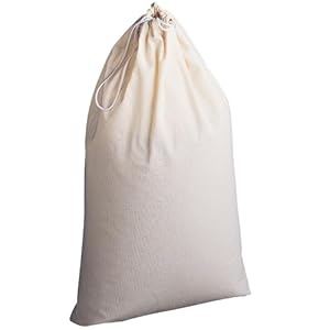 Household Essentials Natural Cotton Laundry Bag Extra Large