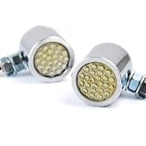 Chrome Bullet 24 White LED Light Turn Signal Fog Light Tail Light Brake Light For... by Astra Security