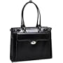 Mcklein USA 94835 Winnetka W Series Italian Leather Ladies Briefcase - Black