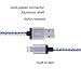 Sundix 2 Pack 6FT Tangle Free Long Nylon Braided Lightning Cable 8 Pin USB Charging Cord with Aluminum Connector for iPhone 6/6s/6 plus/6s plus, 5c/5s/5, iPad Air/Mini,iPod Nano/Touch,iPhone SE(white)