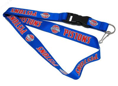 Detroit Pistons Lanyard Keychain